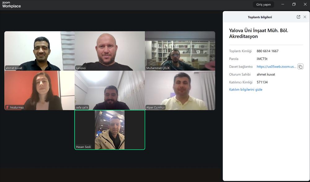 BÖLÜM KALİTE KOMİSYON TOPLANTISI YAPILDI
