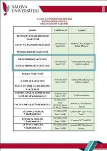 ORYANTASYON PROGRAMI